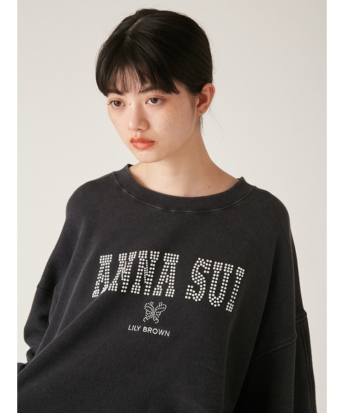 ANNA SUI×LILYBROWN ヴィンテージライクスウェット 新品未開封 LILY BROWN × ANNA SUI】ヴィンテージライクスウェット