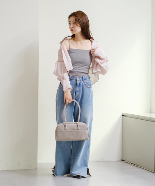 【新品】Kastane カップ付きクロップドブラキャミ 3色セット 新色追加/カラバリ豊富】カップ付きクロップドブラキャミ