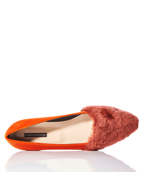 「Fabio Rusconi」 フラットパンプス 36 ライトブラウン レディース_画像5