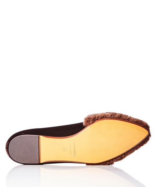 「Fabio Rusconi」 フラットパンプス 36 ライトブラウン レディース_画像7