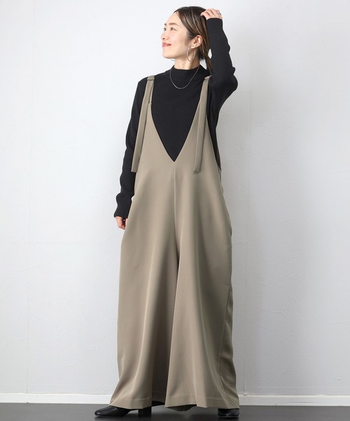 洗える】ドライ2WAYストレッチ サロペット / 23区 | ファッション通販