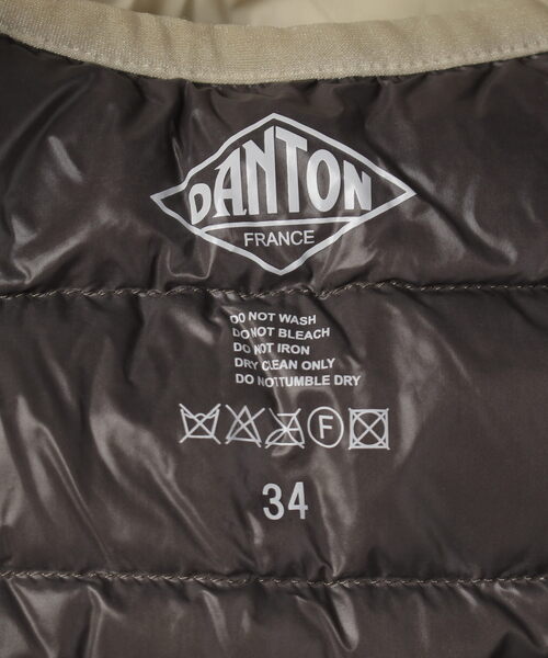 Danton（ダントン） ダウンジャケット 34 ベージュ レディース