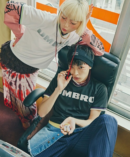 tシャツ (UMBRO×ROSE BUD)GAME T-SHIRT レディース umbro tシャツ (UMBRO×ROSE BUD)GAME T-SHIRT レディース
