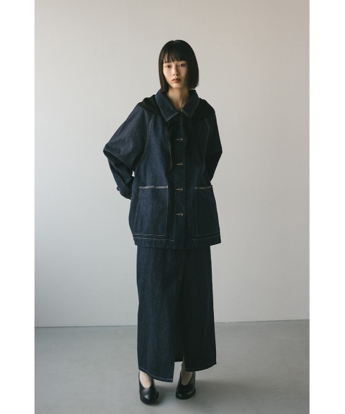 STYLEMIXER デニムスカート ラップデザインデニムスカート