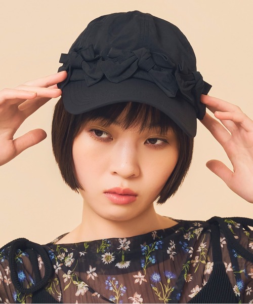 Casselini（キャセリーニ） キャップ 帽子 フロントリボンキャップ