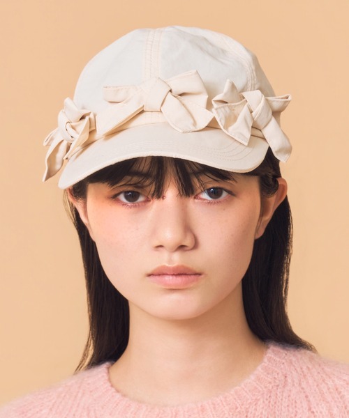 Casselini（キャセリーニ） キャップ 帽子 フロントリボンキャップ