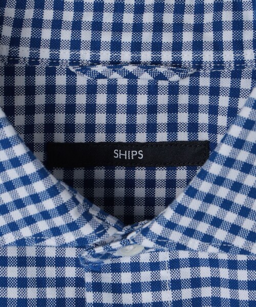 SHIPS（シップス） シャツ SHIPS: ワイドカラー ネイビー