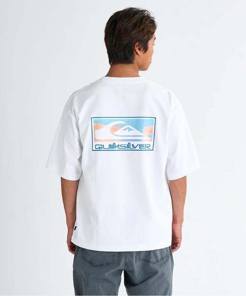 Quiksilver tシャツ GRADIENT BOX ST /クイックシルバーバック