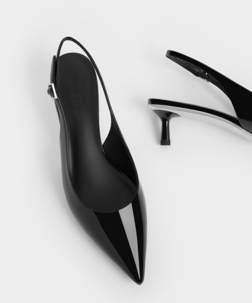  【センスUP☆】Carcie ポインテッドトゥ パンプス CHARLES ＆ KEITH パンプス Curtis カーティス ポインテッドトゥ
