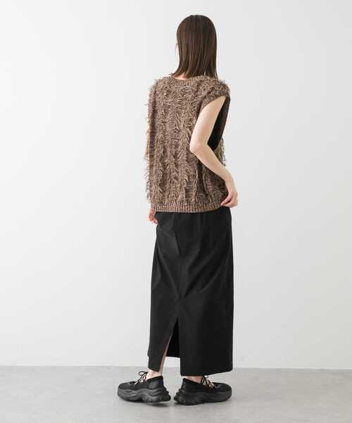 ベスト ジレ 「SEASONAL COLLECTION」フリンジ ミックス ベスト レディース SENSE OF PLACE by URBAN RESEARCH ベスト ジレ ミックスカラー