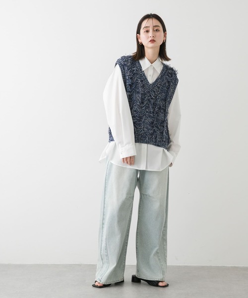 ベスト ジレ ぷちカラーベスト レディース SENSE OF PLACE by URBAN RESEARCH ベスト ジレ ミックスカラー