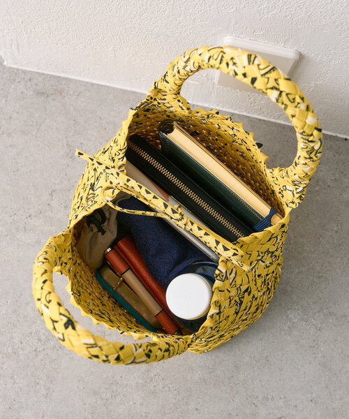 【FEEL AND TASTE（フィールアンドテイスト）】ミニバケットバッグ FEEL AND TASTE（フィールアンドテイスト）】weaving minibucket