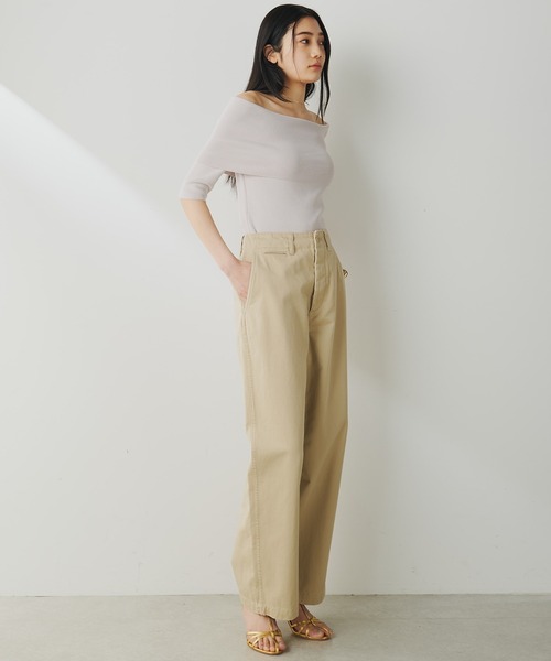 美品 ◆ Whim Gazette  定価2,3万　チノパンツ　ベージュ 2024 ウィムガゼット 定価2.3万 チノパンツ ベージュ - メルカリ