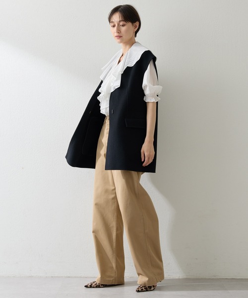 Whim Gazette チノパン バイオ加工チノパンツ レディース