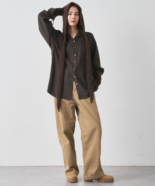 Whim Gazette チノパン バイオ加工チノパンツ レディース