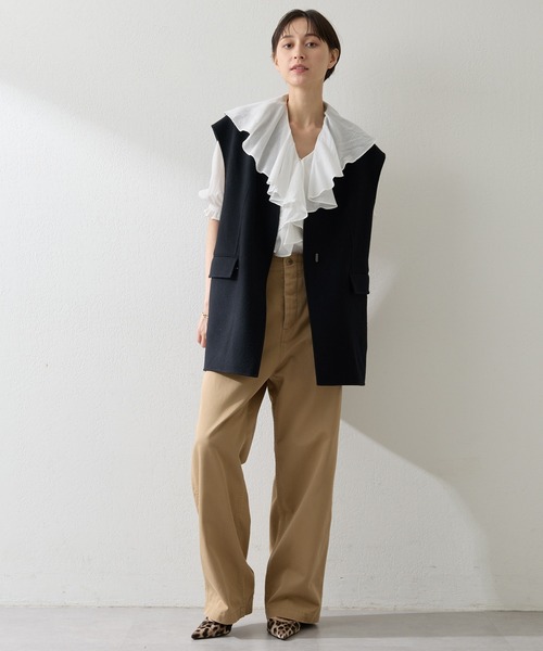 Whim Gazette チノパン バイオ加工チノパンツ レディース