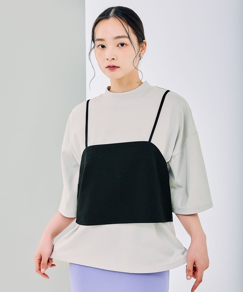LEPSIM tシャツ モックネックT 290296 レディース : ZOZOTOWN