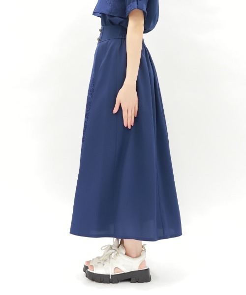 axes femme スカート ジャカード×プリーツスカート : ZOZOTOWN