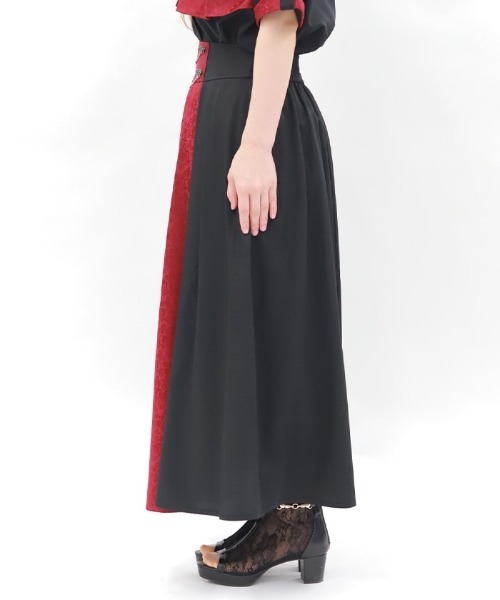 axes femme スカート ジャカード×プリーツスカート : ZOZOTOWN