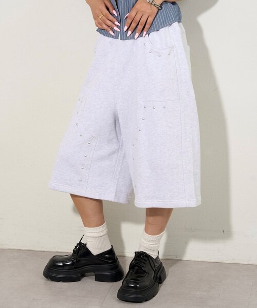 ダブルニーホットフィットハーフパンツ WHO'S WHO gallery パンツ ダブルニーホットフィットハーフ