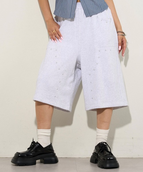 ダブルニーホットフィットハーフパンツ WHO'S WHO gallery パンツ ダブルニーホットフィットハーフ