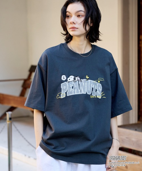PEANUTS tシャツ 半袖 「PEANUTS / SNOOPY」別注 ピーナッツ