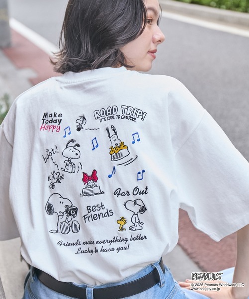 PEANUTS tシャツ 半袖 「PEANUTS / SNOOPY」別注 ピーナッツ