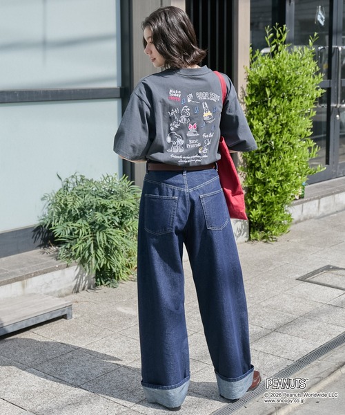 PEANUTS tシャツ 半袖 「PEANUTS / SNOOPY」別注 ピーナッツ