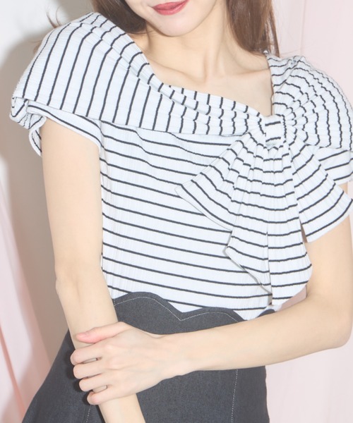 ブラック 【EL.FO URBAN WORKS】鹿の子接触冷感Tシャツ 後ろ襟