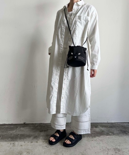 シャツワンピース vent blanc ヴァンブラン クラシックダンガリーワンピース_20