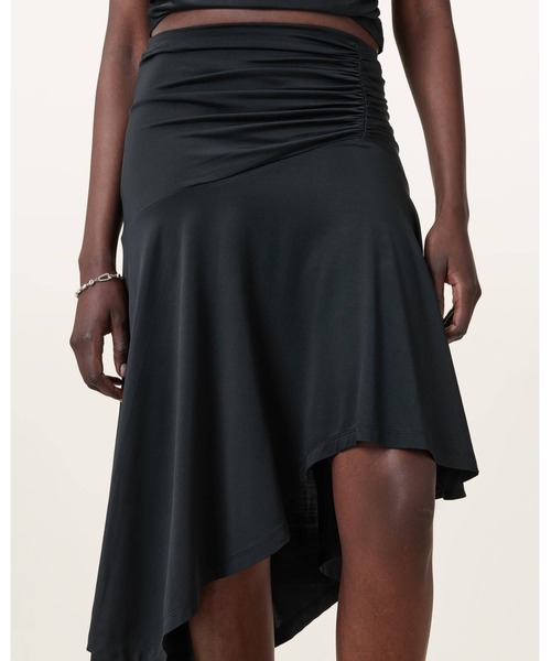ALLSAINTS（オールセインツ） スカート ANNALIE JERSEY MIDI SKIRT