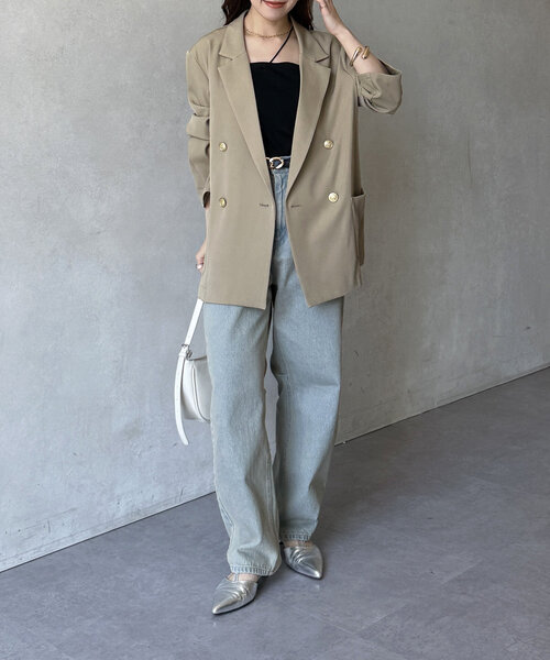 Thevon（ゼヴォン） ジャケット テーラードジャケット GOLDボタン