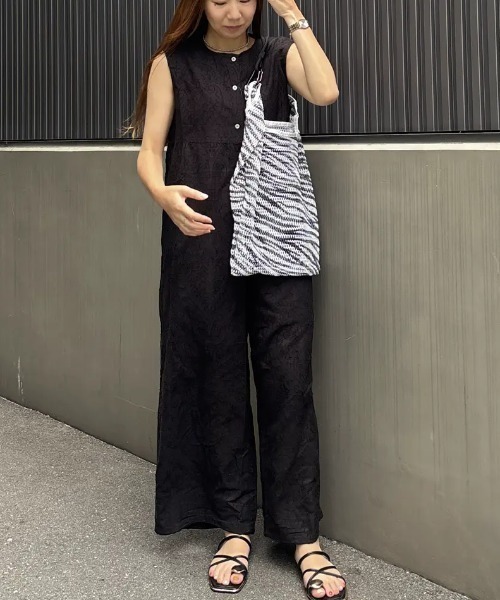 ROSE BUD（ローズバッド） オールインワン SLEEVELESS JACQUARD