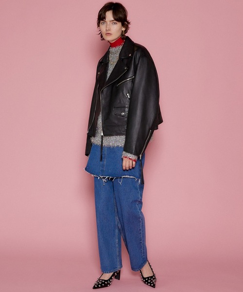 MAISON SPECIAL 「MAISON SPECIAL」 加工デニムパンツ 36