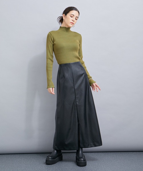 「LE CERCLE par rope'」 タートルネックニット FREE ホワイト系その他2 レディース_画像3