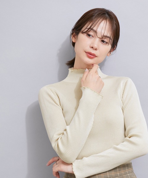 「LE CERCLE par rope'」 タートルネックニット FREE ホワイト系その他2 レディース_画像6