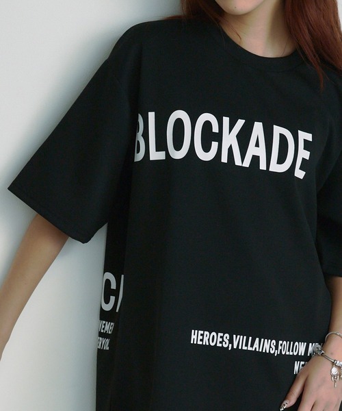 tシャツ BLOCKADE Message Tee/ブロッケード メッセージ Tシャツ レディース メンズ