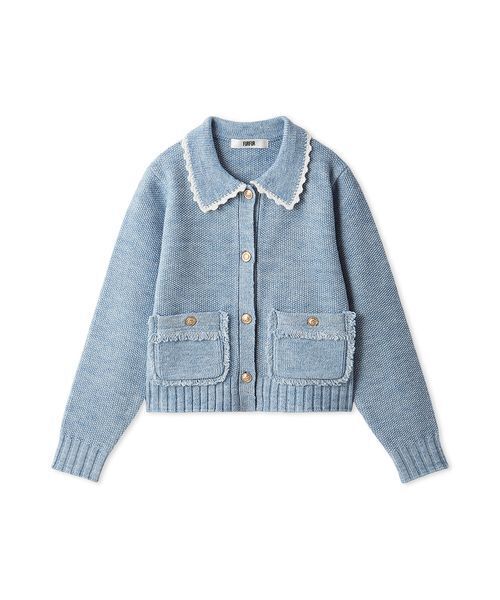 FURFUR（ファーファー） カーディガン ツイーディニットジャケット