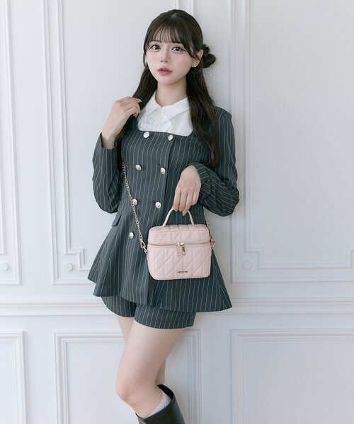 【本日限定価格】OLIVE des OLIVEチェック柄ミニワンピース ブラウン セール】レースアップミニキャミワンピース（ワンピース