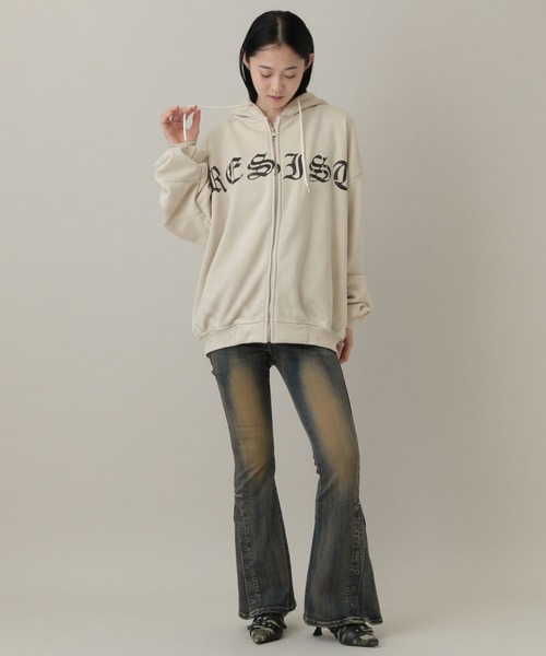 LAND MUSEUM tシャツ 「UNISEX」LAND MUSEUM／ゴシックロゴZIPパーカー