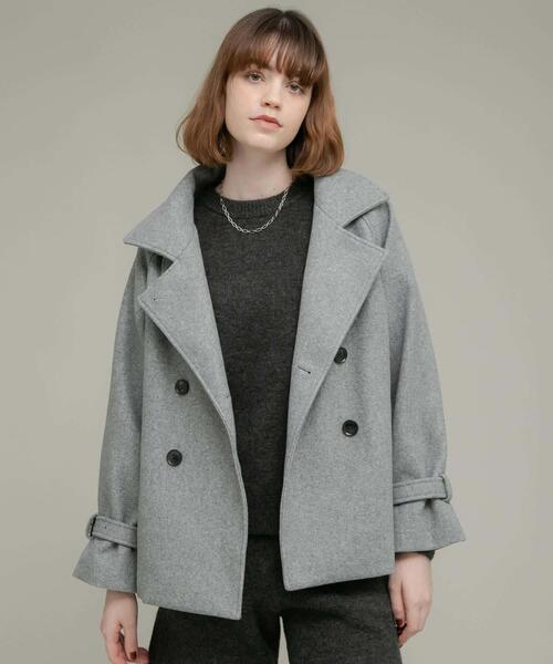 ORGUE メルトンパールジャケットコート ORGUE メルトンパールジャケットコート ORGUE ♡ メルトンパール