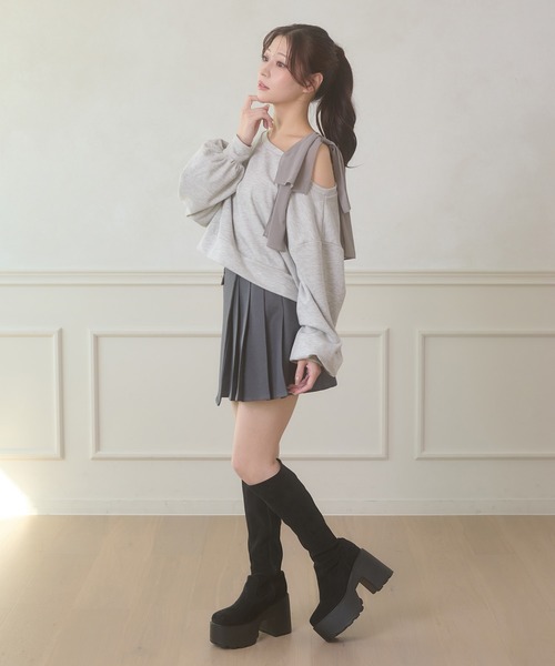 Ambre Neige（アンブルネージュ） トレーナー スウェット hotfit tulle