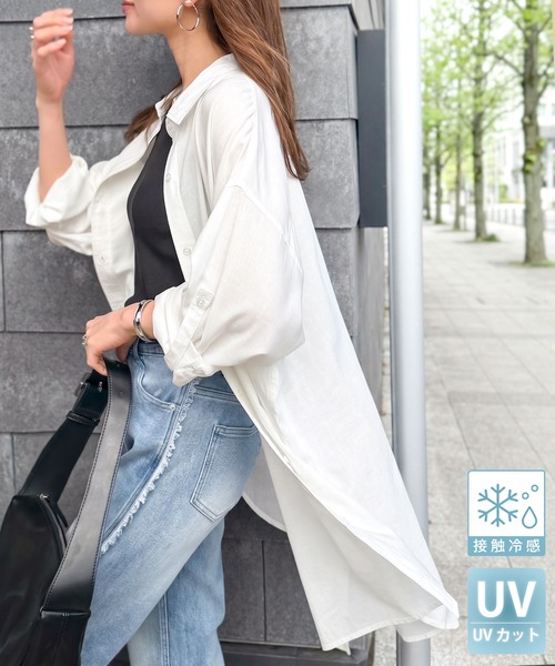 classicalelf（クラシカルエルフ） ブラウス シャツ 「接触冷感・UV