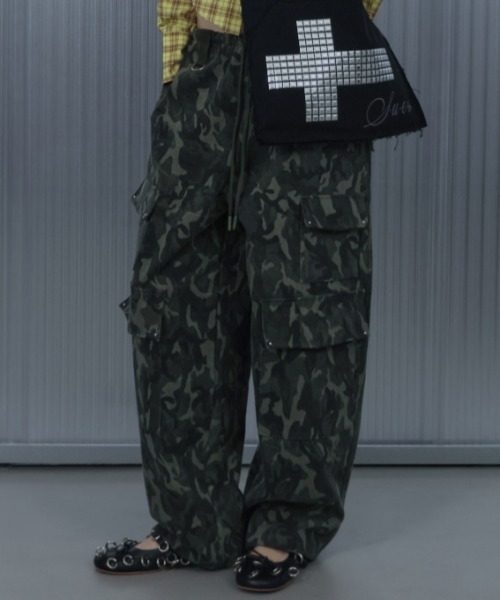 SETUPEXE ワイドパンツ カーゴパンツ 「SETUP‐EXE」CROSS MULTI CARGO