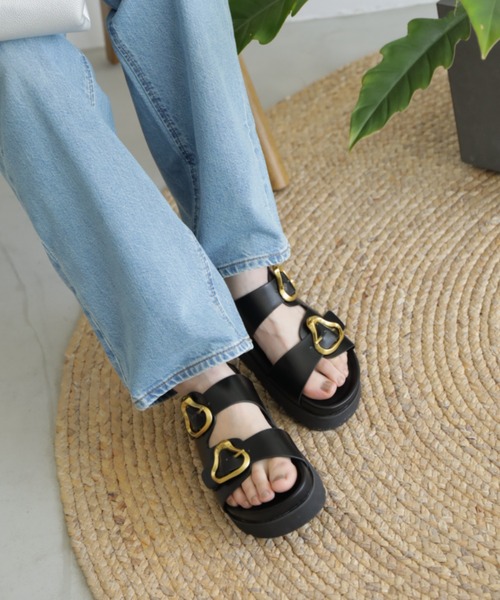 「Piedi Nudi」 フラットサンダル L アイボリー レディース_画像9
