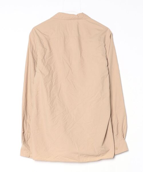 「LACOSTE L!VE」 長袖シャツ 39 ブラウン メンズ_画像2