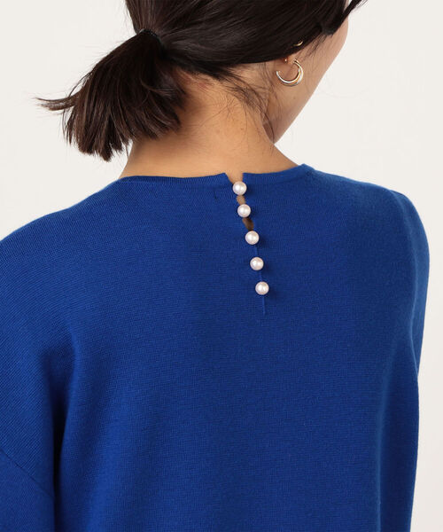 「NOLLEY'S」 ニットワンピース 38 ダークネイビー レディース_画像5