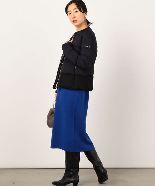 「NOLLEY'S」 ニットワンピース 38 ダークネイビー レディース_画像6