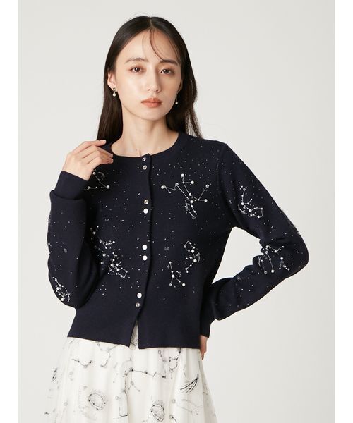 FRAY I.D（フレイ・アイディー） カーディガン エトワールエンブロイ