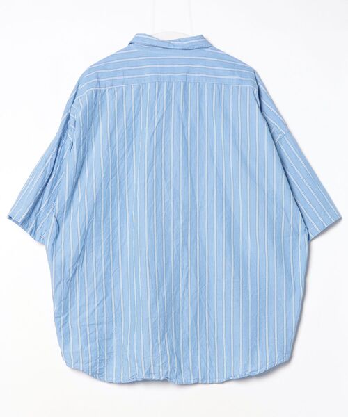 「U.S. POLO ASSN.」 半袖シャツ X-LARGE ブルー メンズ_画像2